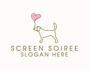 Dog Love Veterinary logo design