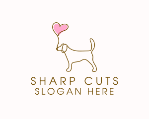 Dog Love Veterinary logo design