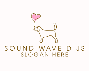 Dog Love Veterinary logo design