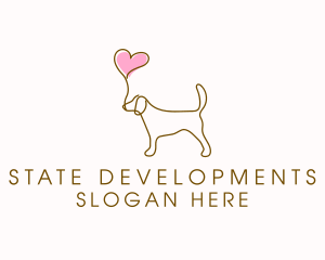 Dog Love Veterinary logo design