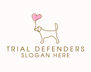 Dog Love Veterinary logo design