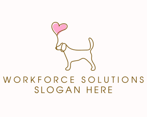 Dog Love Veterinary logo design