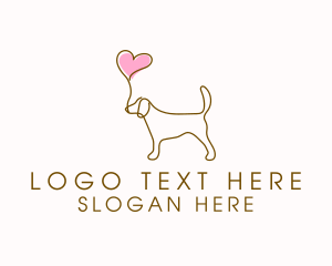 Love - Dog Love Veterinary logo design