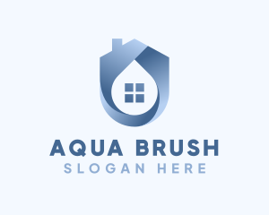 Home Water Plumbing logo design