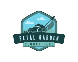 Turf Mower Landscaping logo design