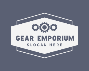 Metal Gearing Signage logo
