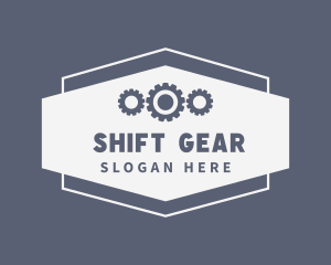 Metal Gearing Signage logo design