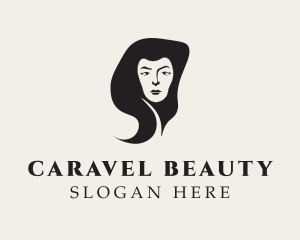 Hair Beauty Woman logo design