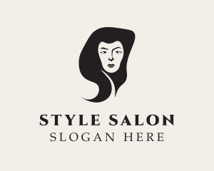 Hair Beauty Woman logo design