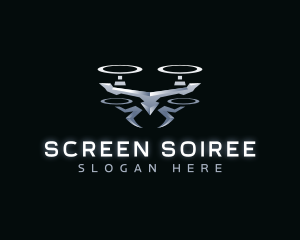 Drone Robotic Surveillance logo design