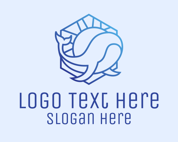 Sperm Whale logo example 4