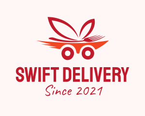 Butterfly Fork Delivery  logo design