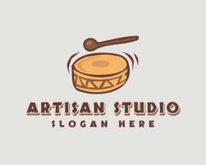 African Festival Drum logo design