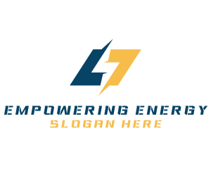 Electric Bolt Lightning  logo design