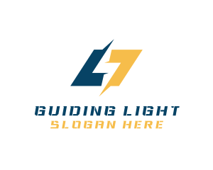 Electric Bolt Lightning  logo design