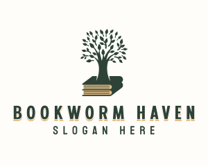 Book Tree Literature logo design