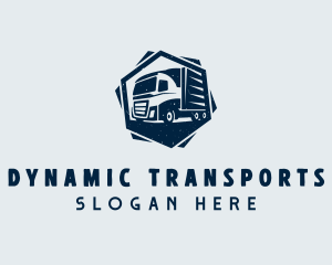 Truck Vehicle Transport logo design