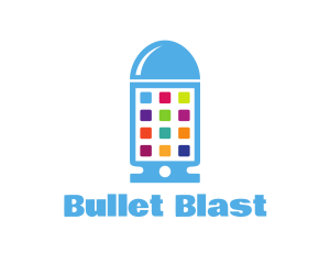 Bullet Smartphone App Device logo design