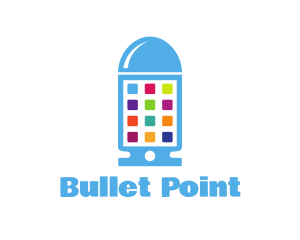 Bullet Smartphone App Device logo design