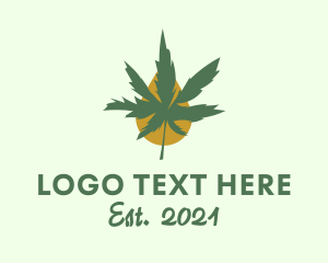 Cannabis Droplet Plant logo
