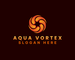Vortex Fire Technology logo design