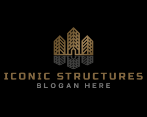 Building Structure Real Estate logo design