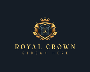 Luxury Crown Crest logo design