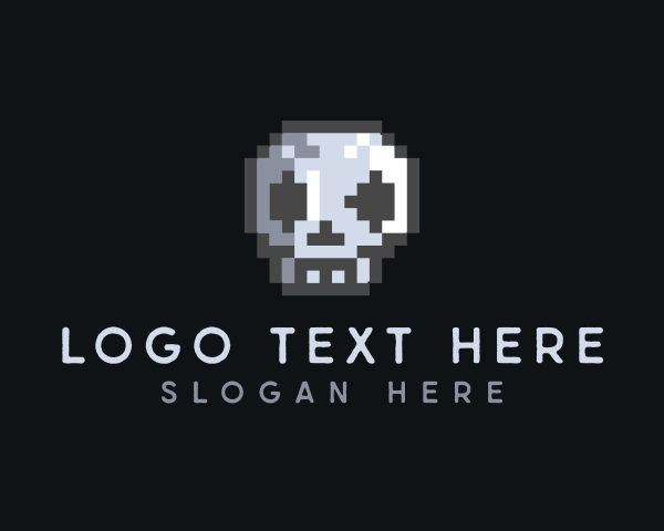 Skull logo example 3