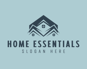 Residential Home Roofing logo design