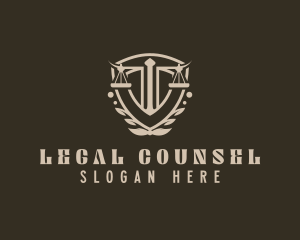 Legal Judiciary Lawyer logo design