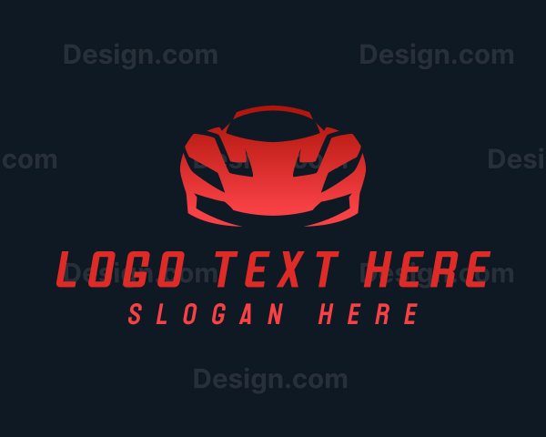 Sports Car Garage Logo