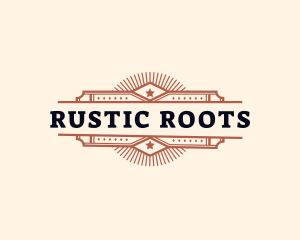 Traditional Western Business logo design