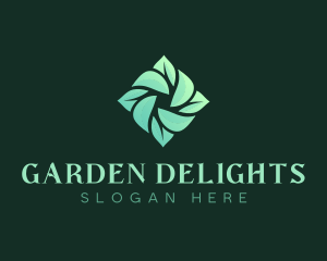 Organic Leaf Gardening logo design