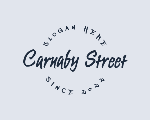 Handwritten Street Business logo design