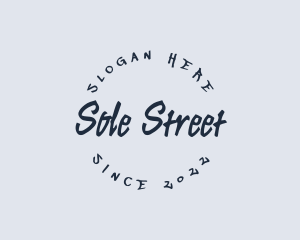 Handwritten Street Business logo design