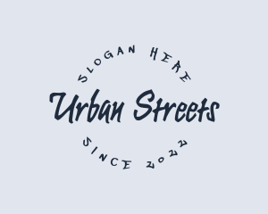 Handwritten Street Business logo design