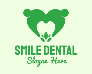 Green Eco Dental Care logo design