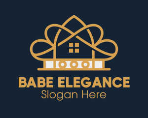 Elegant Gold Hotel  logo design