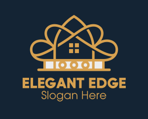 Elegant Gold Hotel  logo design