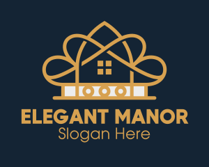 Elegant Gold Hotel  logo design