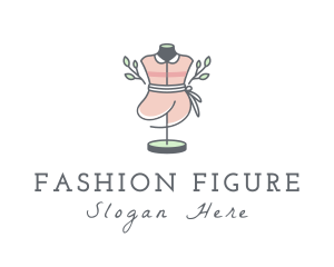 Dress Tailor Mannequin logo design