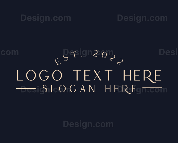 Elegant Luxury Wordmark Logo