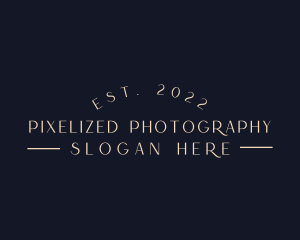 Elegant Luxury Wordmark  logo design