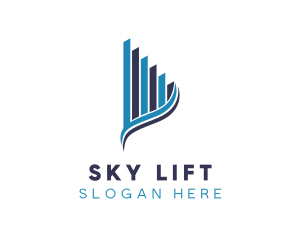 Skyscraper Real Estate logo design