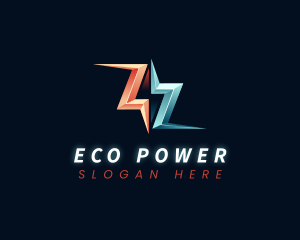 Lightning Power Energy logo design