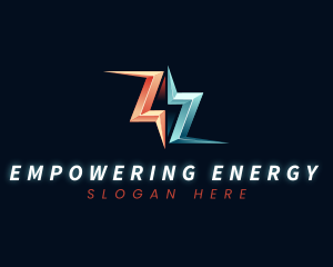 Lightning Power Energy logo design