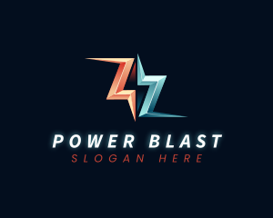 Lightning Power Energy logo design