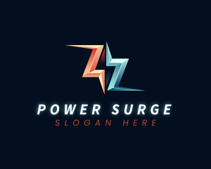 Lightning Power Energy logo design