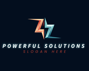 Lightning Power Energy logo design