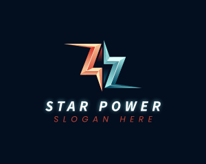 Lightning Power Energy logo design